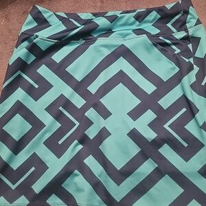 Allie Burke AB Sport Striped Front Pocket Golf Tennis Skirt Skort Size MED